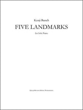 Five Landmarks piano sheet music cover